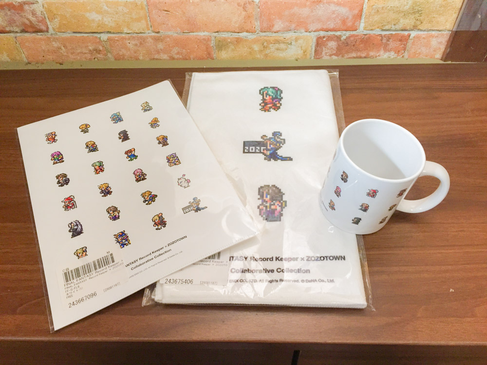 【レビュー】「ZOZOTOWN×FFRK」のコラボグッズが届いた！！